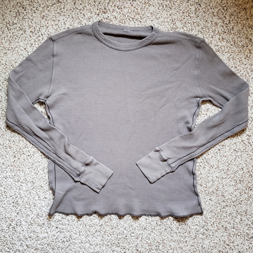 Mens Gray Thermal